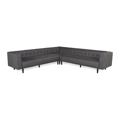 Konnor Contemporary Upholstered 3 Piece Sectional Sofa Set