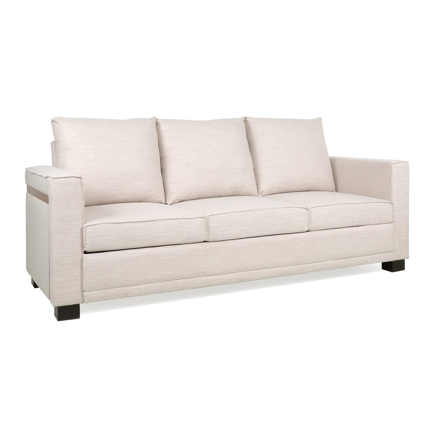 Moultrie Contemporary Upholstered 3 Seater Sofa
