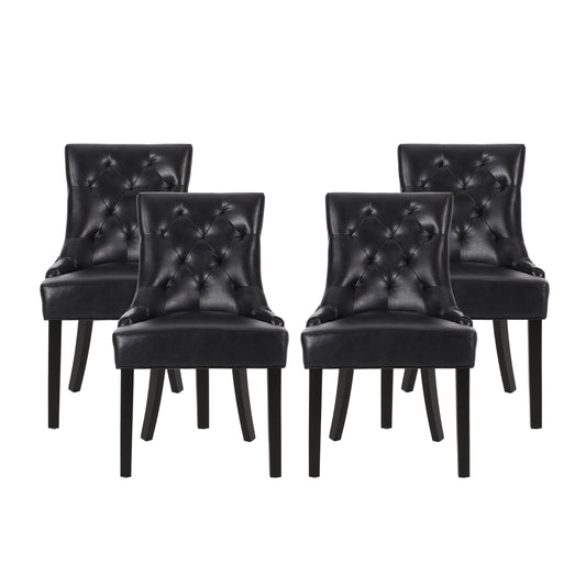 Maggie Contemporary Tufted Dining Chairs, Set of 4