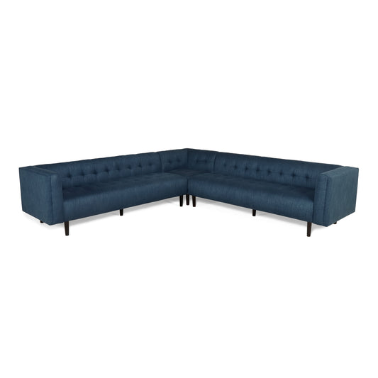 Konnor Contemporary Upholstered 3 Piece Sectional Sofa Set