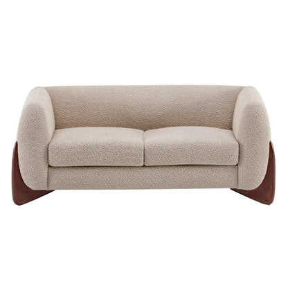 Amberlyn Modern Upholstered Loveseat