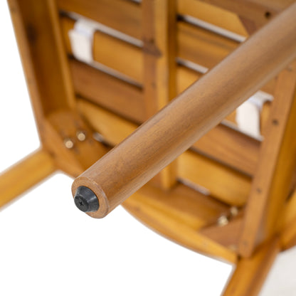 Klismos Solid Wood Upholstered Dining Armchair,Set of 2