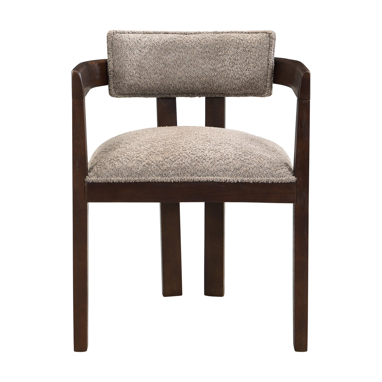 Celestia Modern Upholstered Dining Chairs With Armrest  Set of 2