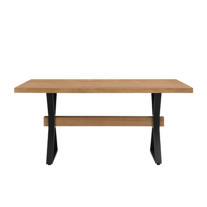 Wellain X-shaped legs Dining Table