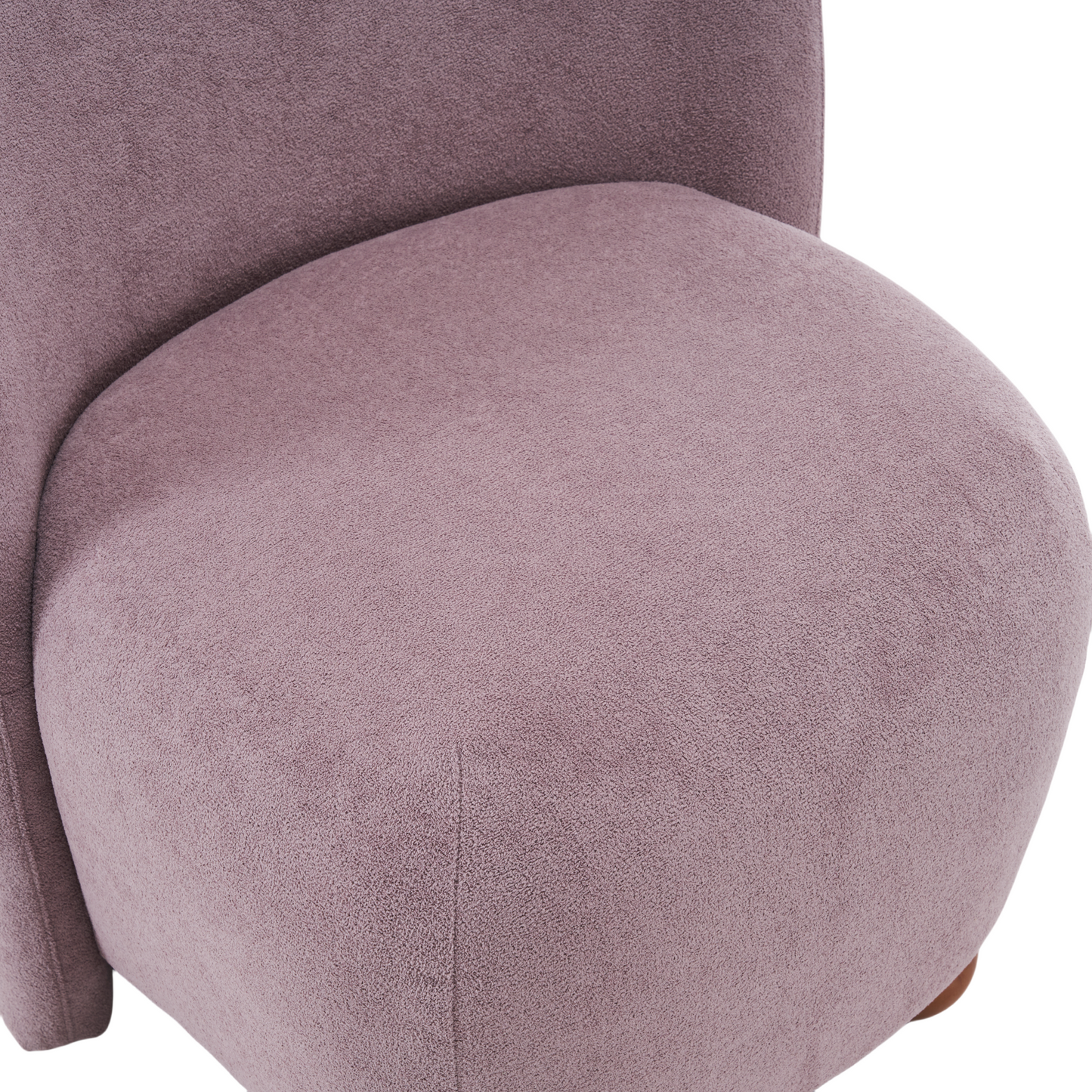 Sallia Ultra-Soft Modern Low-Back Armless Accent Chair, Multiple Color