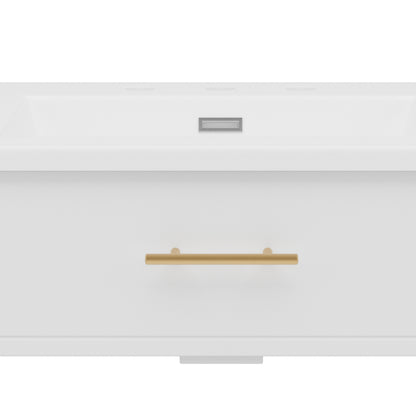 MuKi 31" Bathroom Vanity with Sink, Bathroom Cabinet with Soft Close Doors and Adjustable Shelf