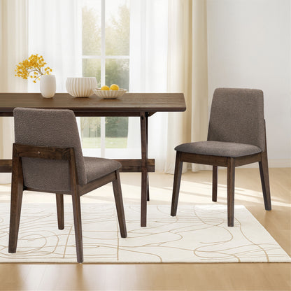 Caius Upholstered Armless Dining Chairs,Set of 2
