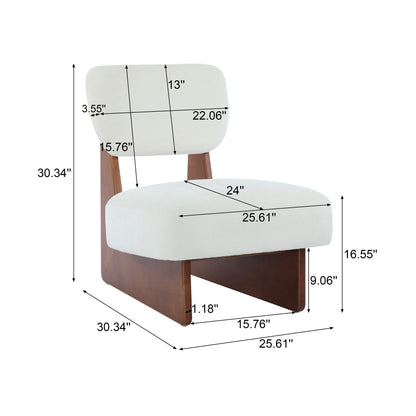 Brilinos Modern Lounge Chair Minimalist Design, Stylish and Comfortable,Set of 2