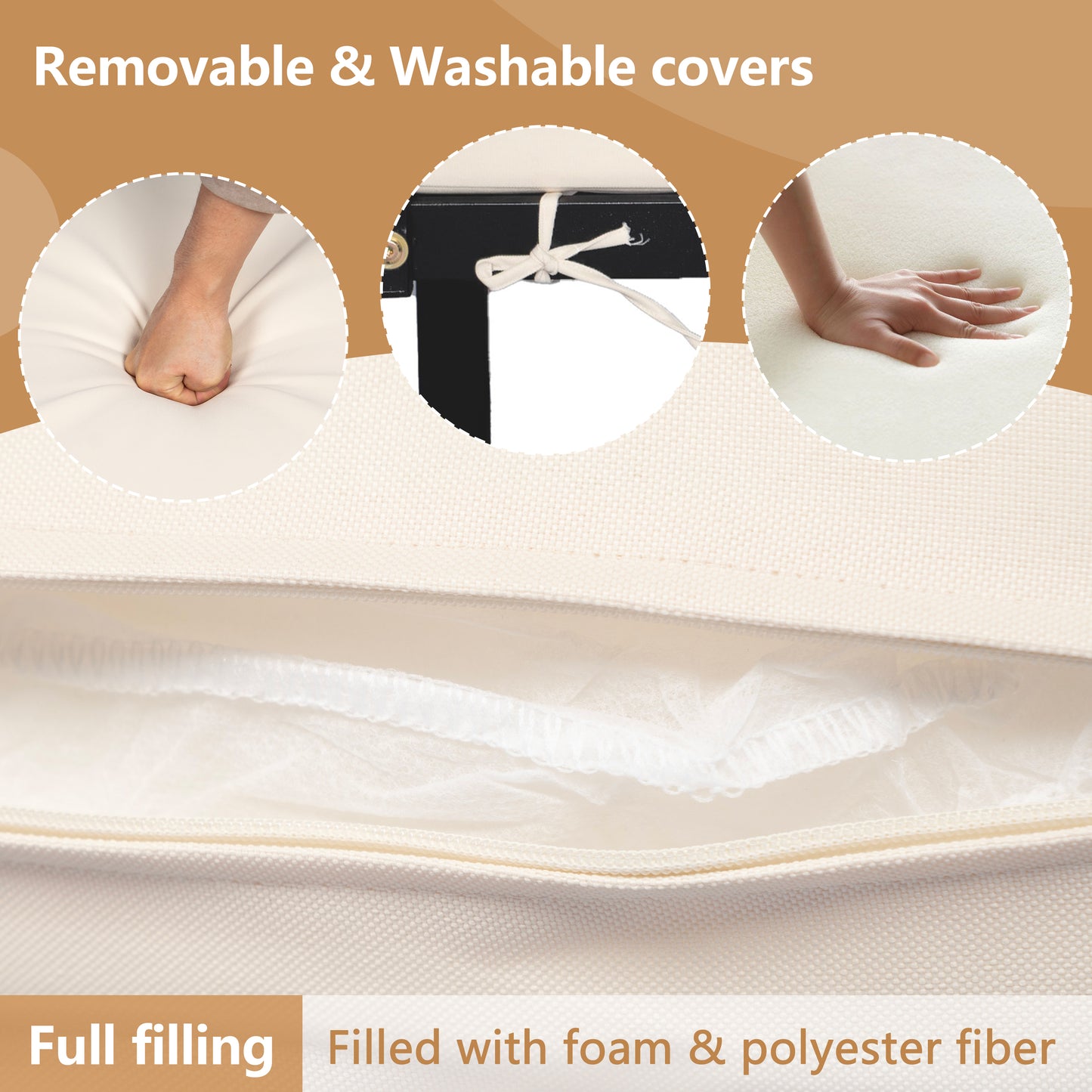 Asher Outdoor 3-piece Acacia Wood and Metal Patio Sofa Set