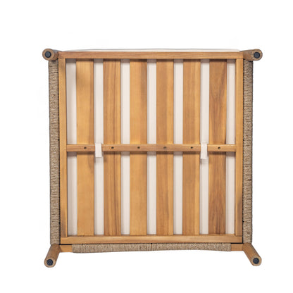 Orrenrenar Modern Outdoor Woven Lounge Chair with Cushions