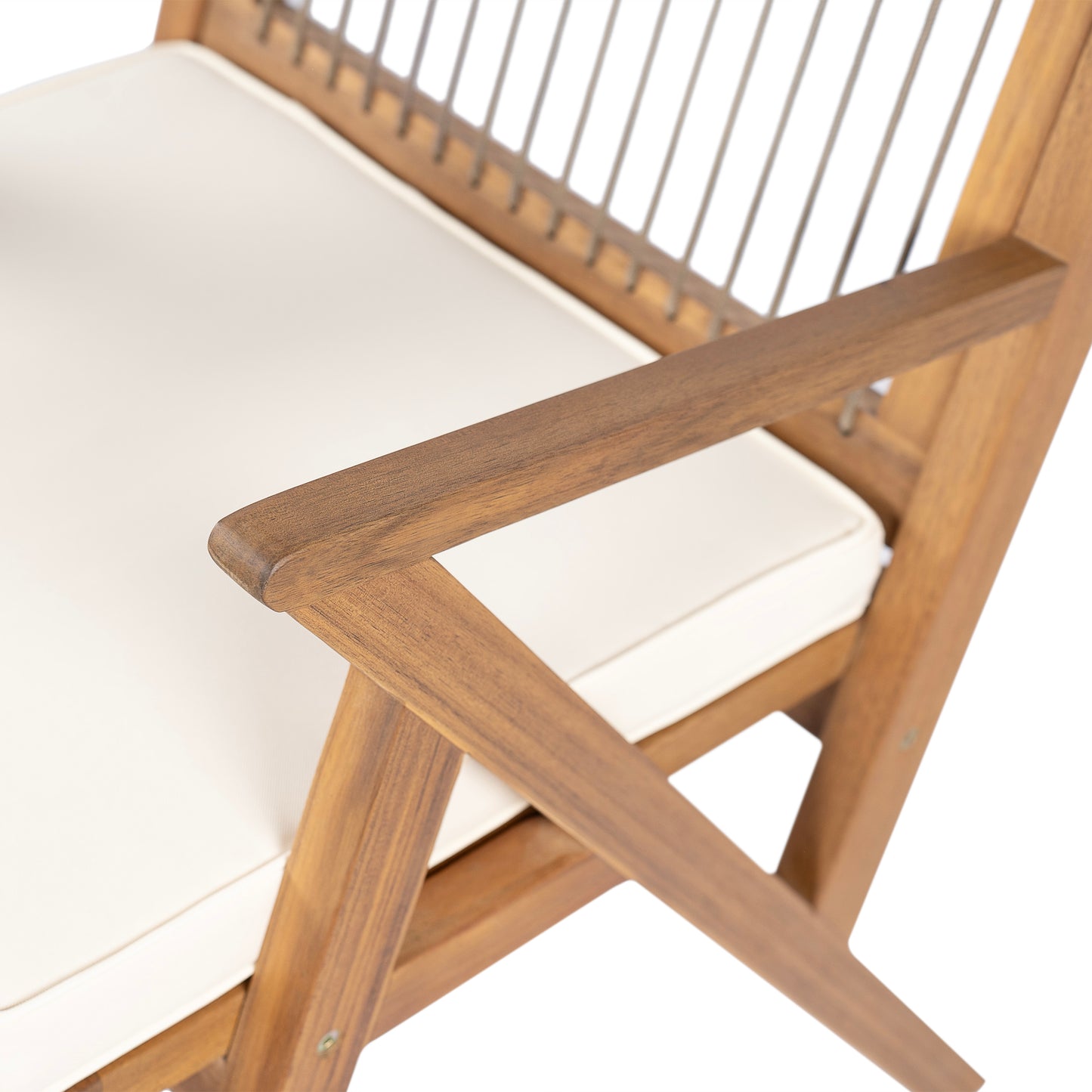 Vorynthae Patio Dining Chair with Cushion (Set of 2)