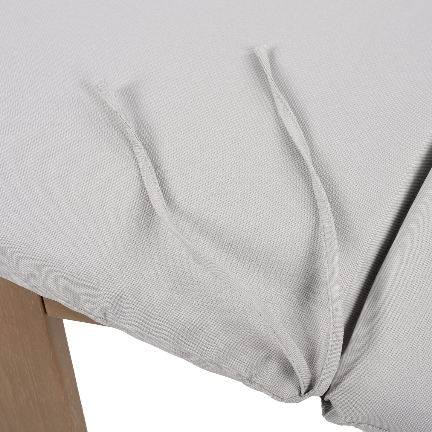 Sylvia Outdoor Dining Set with Acacia Wood Table and 6 Chairs,Waterproof Cushions