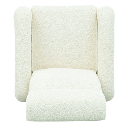 Zuvia Push Back Recliner Armchair Upholstered Recliner Chair Single Sofa