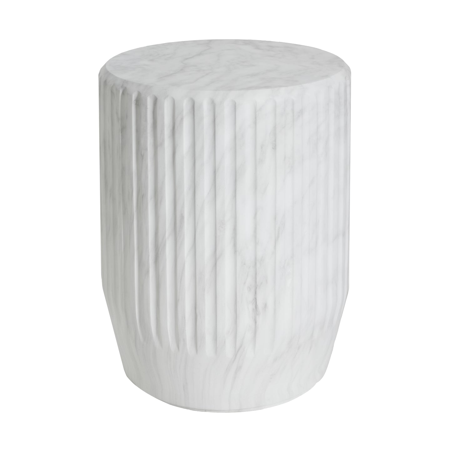 Alisarae Outdoor Cicci Carved Side Table