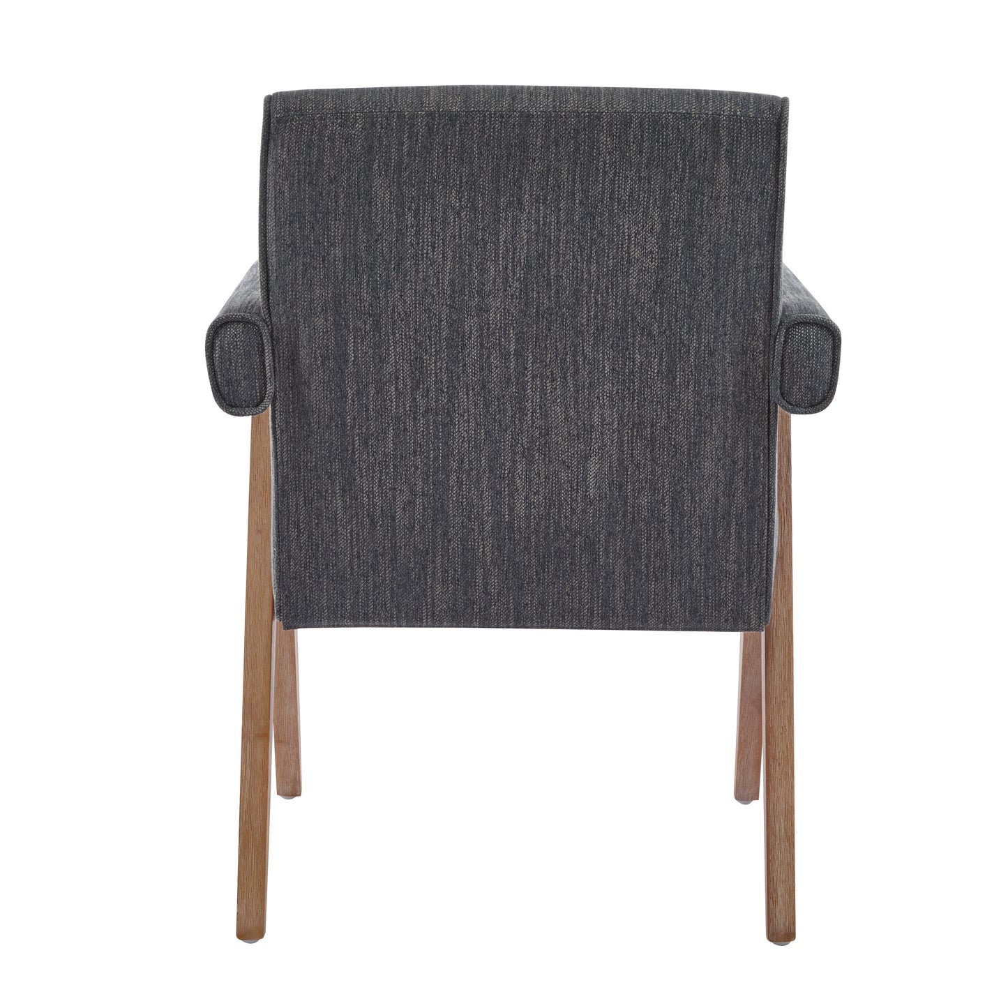Soliner Indoor Fabric Solid Wood Dining Chair,Set of 2