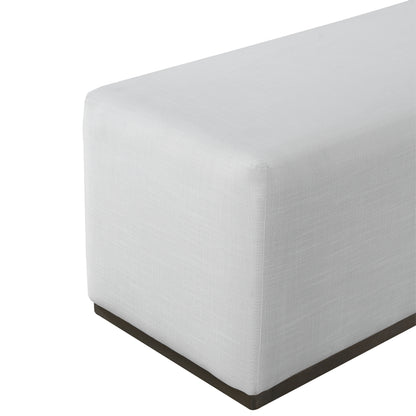 Nyvenor Modern Minimalist Upholstered Footstool for Living Room and Bedroom