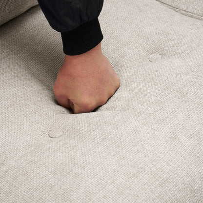 Noirae Upholstered Sofa Modern 3-seater Sofa Couch with Tufted