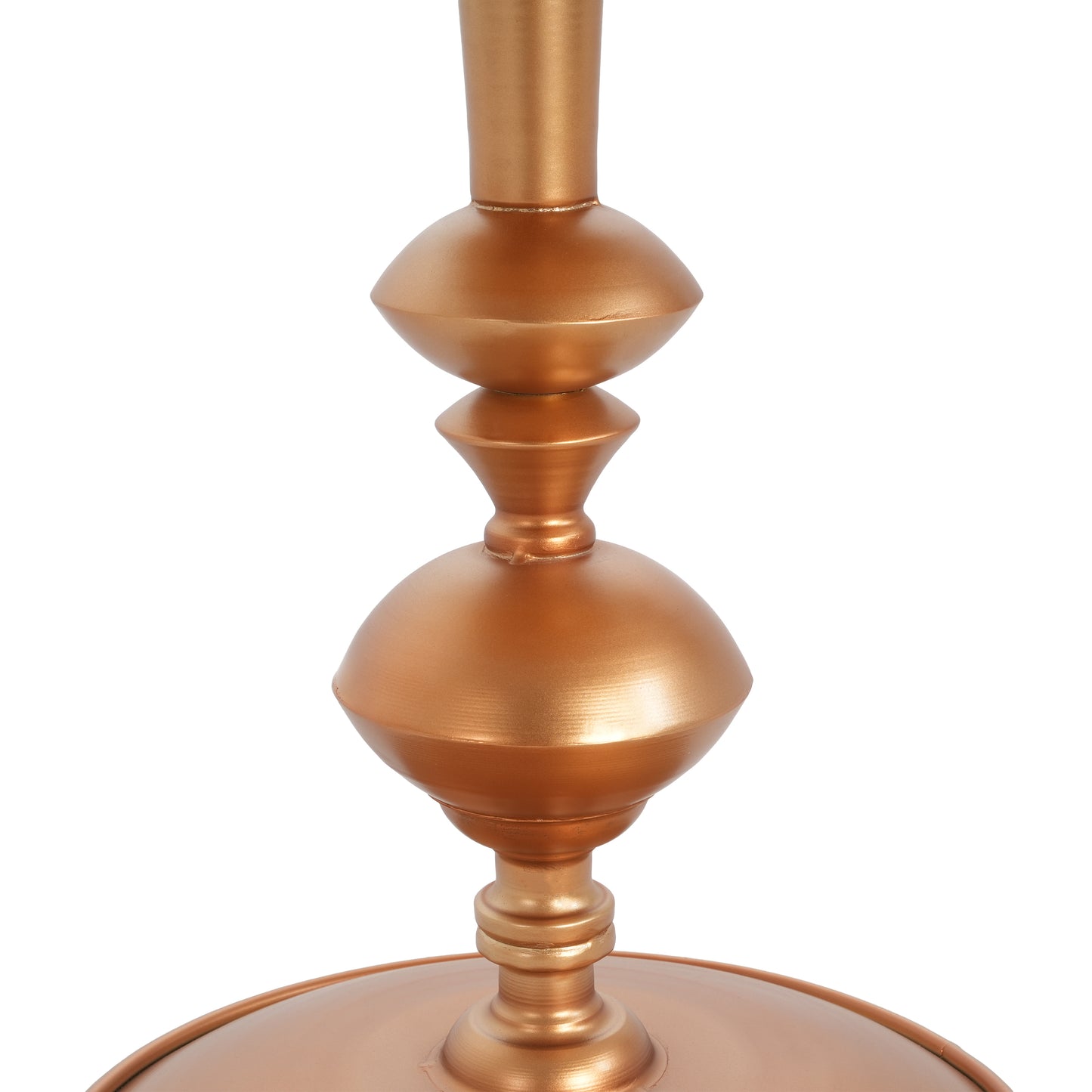 Altocanos Vintage Small Round Gold End Table,29.3" Height