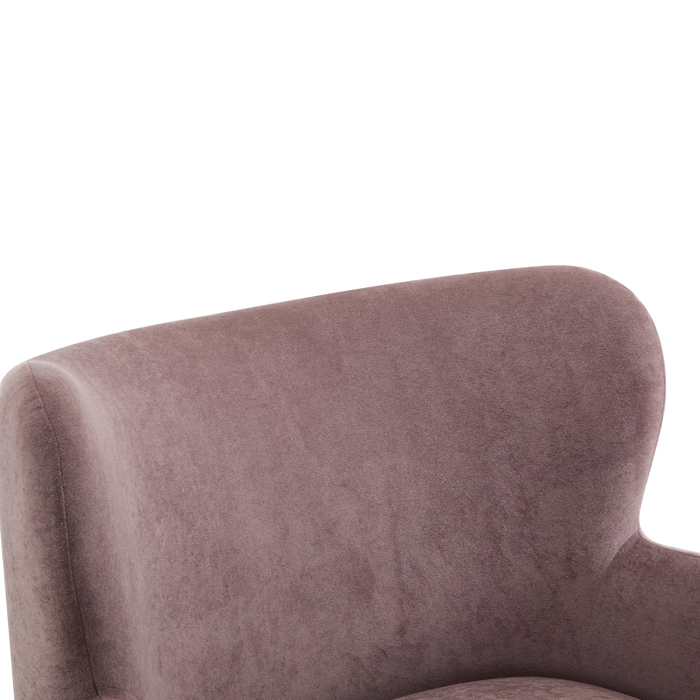 Zoe Fabric Wingback Accent Chairs Single Sofa