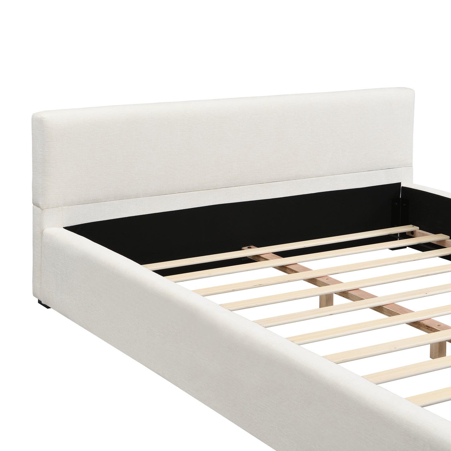 Oravionis Modern Nordic Design Elegant Beige Wide-edge Bed