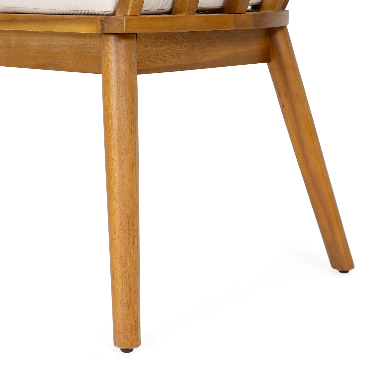 Klismos Solid Wood Upholstered Dining Armchair,Set of 2