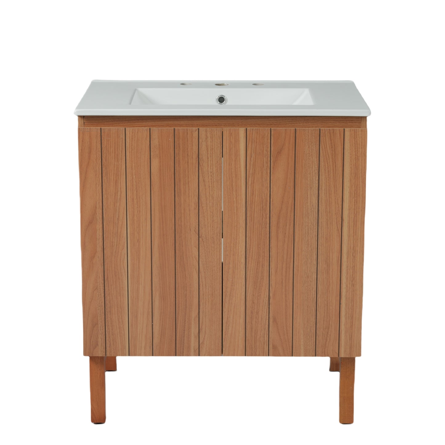 Codexine Vintage Bathroom Vanity Cabinet with Ceramic Sink