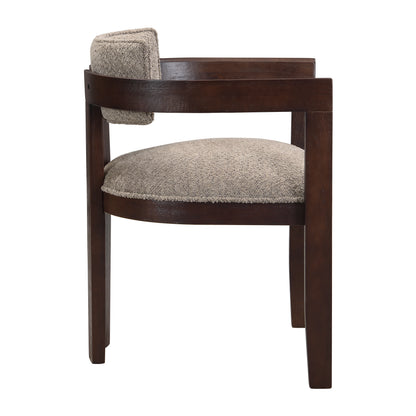 Celestia Modern Upholstered Dining Chairs With Armrest  Set of 2