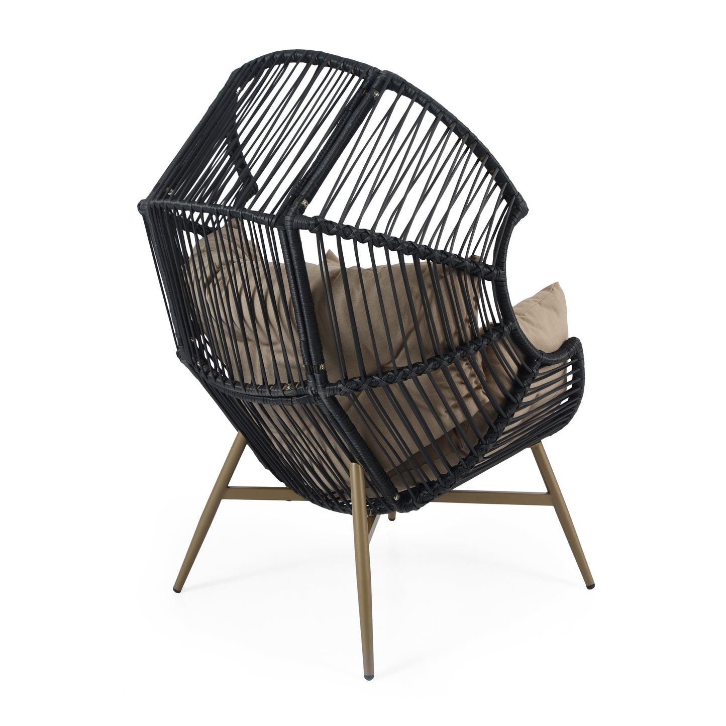 Isidorea Outdoor Wicker Egg Chair Weather-Resistant