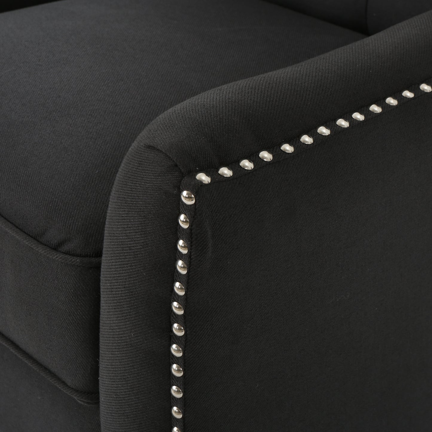 Finnion Modern Fabric Push Back Recliner