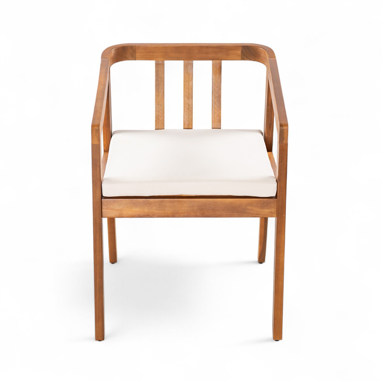 Dorianis Acacia Wood Outdoor Dining Chair with Cushion (Set of 2)