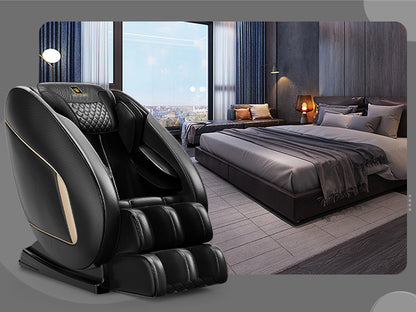 Erelith Massage Chair Blue-Tooth Connection and Speaker, Easy to Use at Home and in The Office and Recliner with Zero Gravity with Full Body Air Pressure