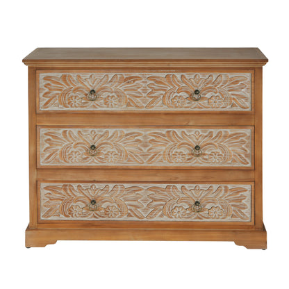 Caradoc Bohemian Style Accent Dresser With Three Drawer