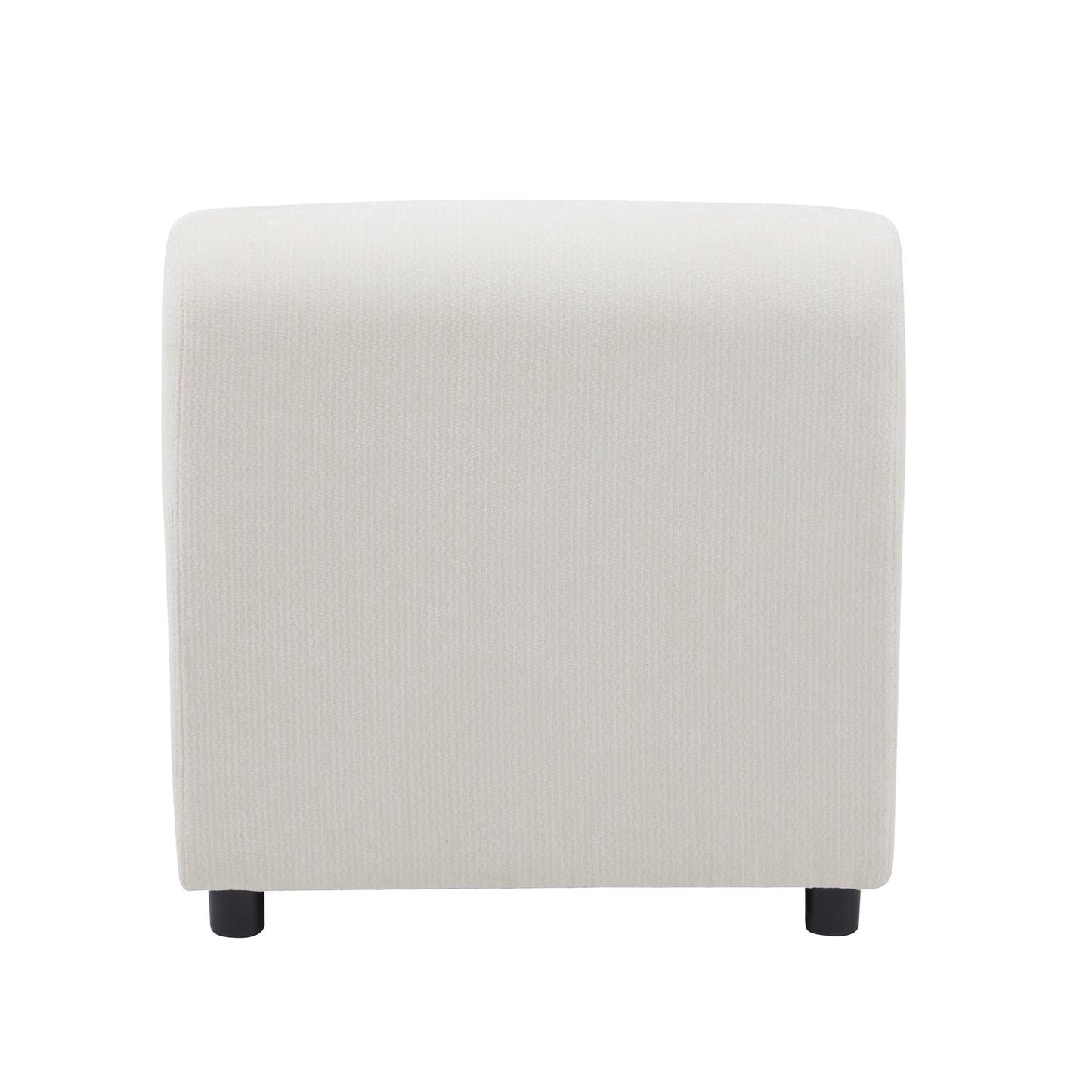 Evelyn Modular Sectional – 3 Armless Chairs + 1 Corner Chair