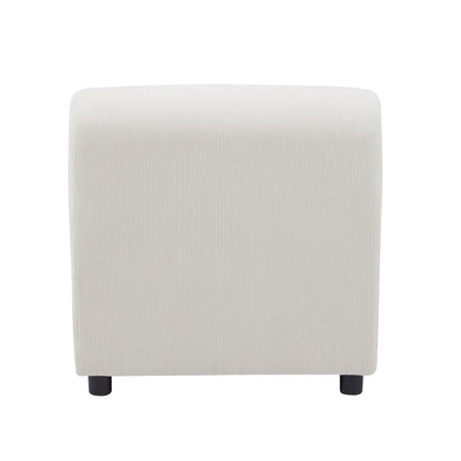 Evelyn Modular Sectional – 3 Armless Chairs + 1 Corner Chair