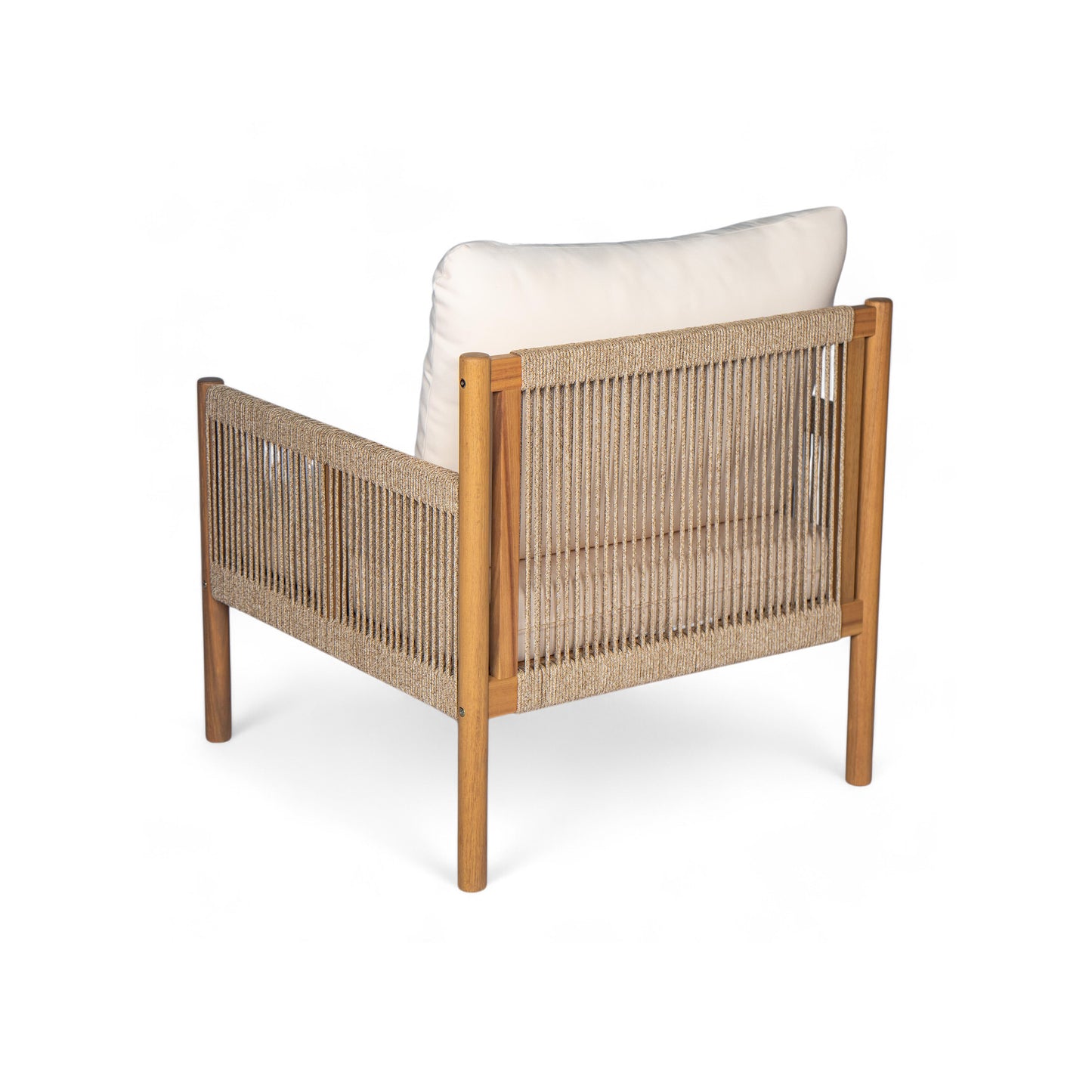 Orrenrenar Modern Outdoor Woven Lounge Chair with Cushions
