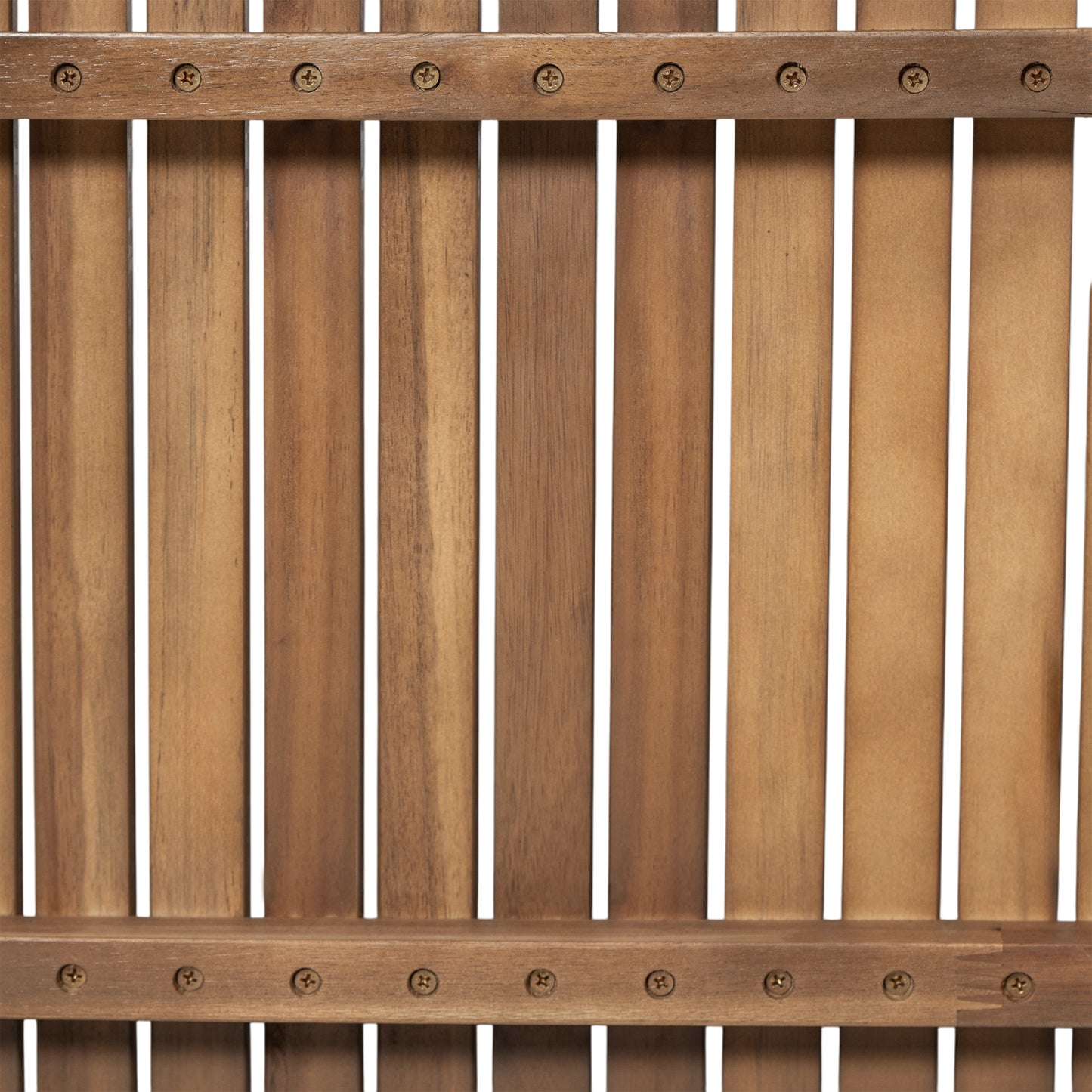 Somadorin 69" Acacia Wood Outdoor Dining Table with Slatted Top