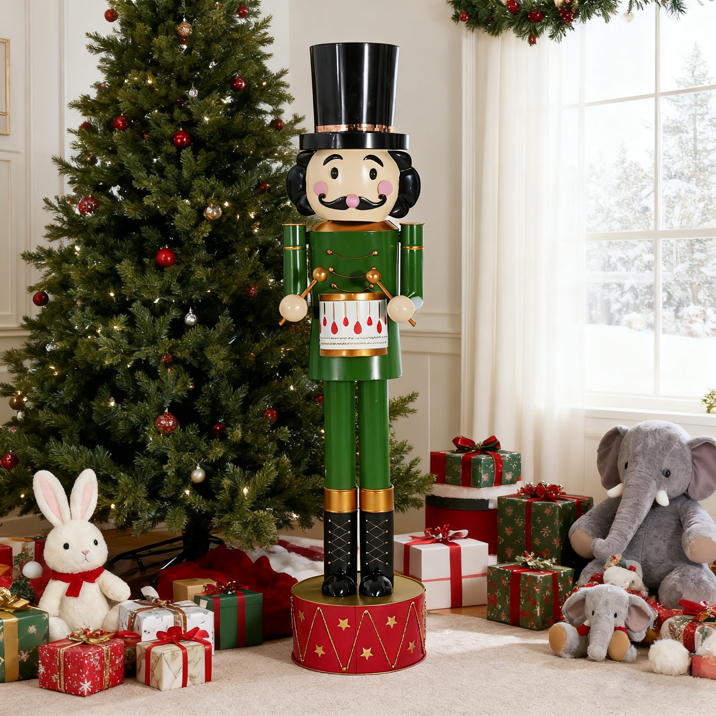 Peregrine Classic Iron Nutcracker for Holiday Decor_C