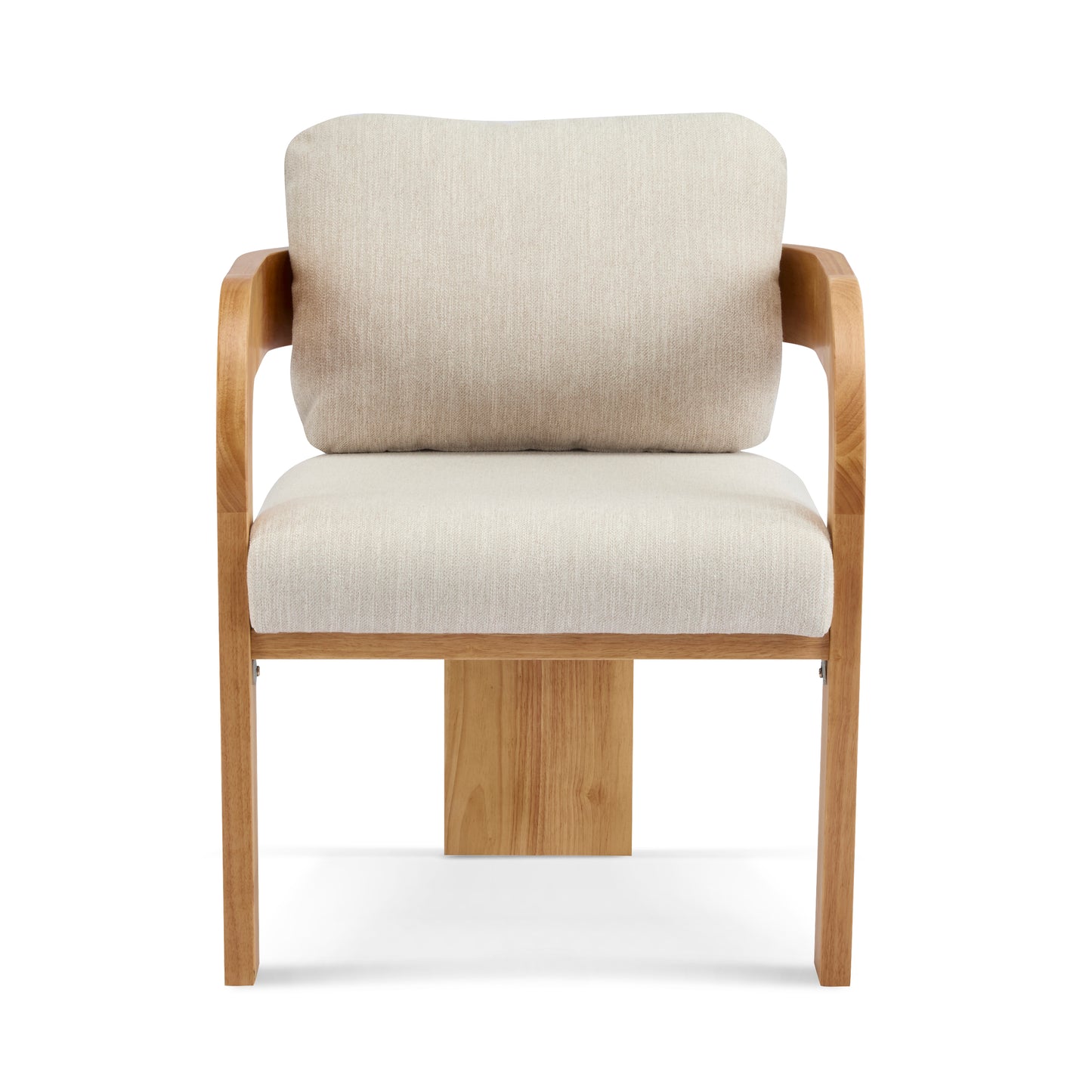 Nanali 2-Pack Dining Chairs with Pillow Back,Solid Wood Frame