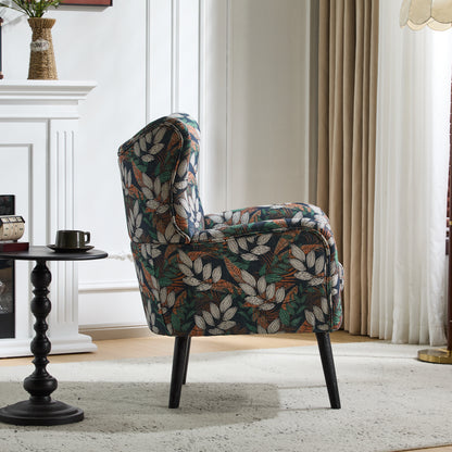 Button Tufted Style Wingback Arm Chair