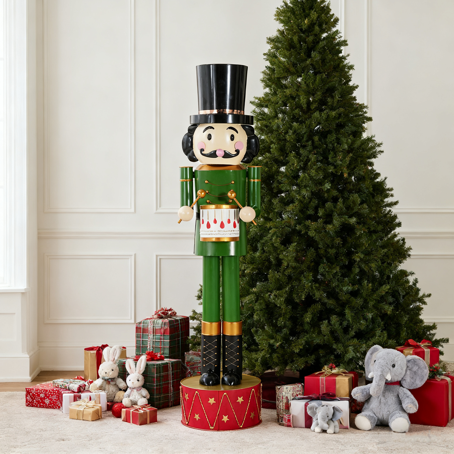 Peregrine Classic Iron Nutcracker for Holiday Decor_C