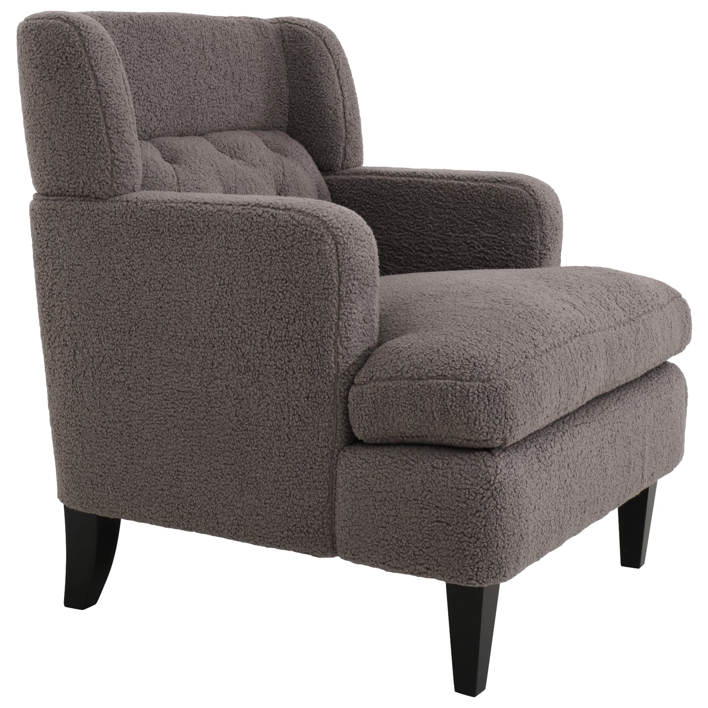 Dorelle Upholstered Accent Chair Tufted Armchair for Living Room and Bedroom