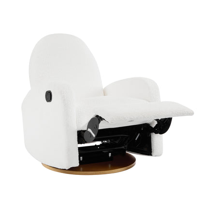 Alindra Modern 360° Swivel Glider Recliner Chair with Rocking Motion