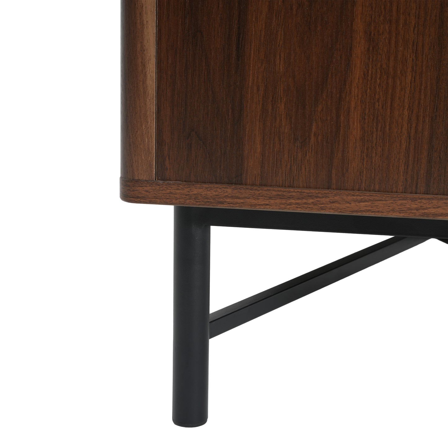 Manafaat Functional 4-Door TV Cabinet – 2 Storage Spaces, Adjustable Shelves,for Living Room