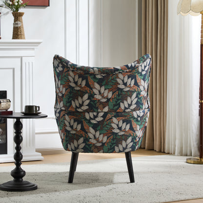 Button Tufted Style Wingback Arm Chair