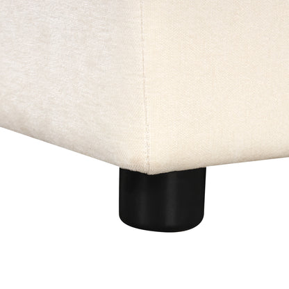 Serava Sectional Sofa Upholstered Sofa Couch with Reversible Armrests for Living Room