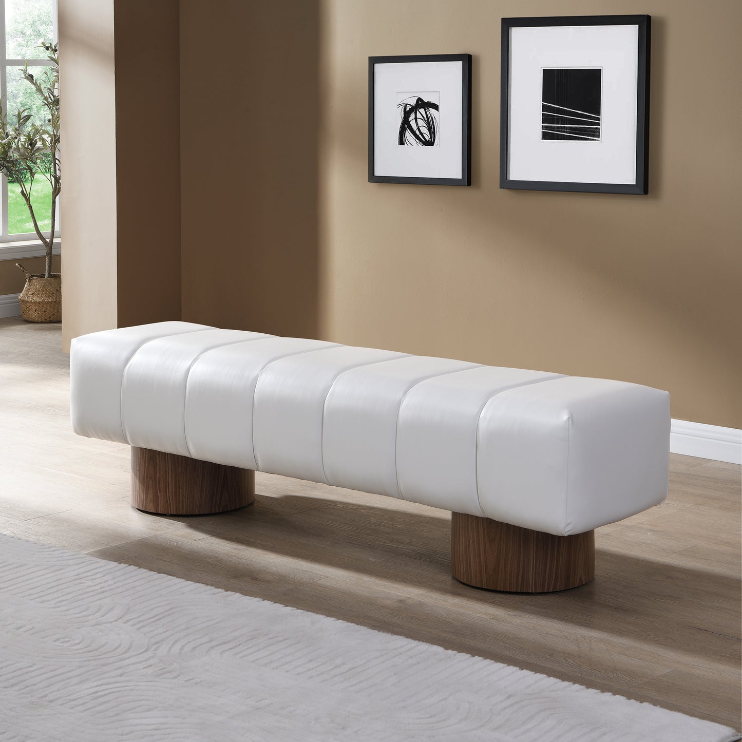 Eydian Upholstered Dining Bench for Dining Room