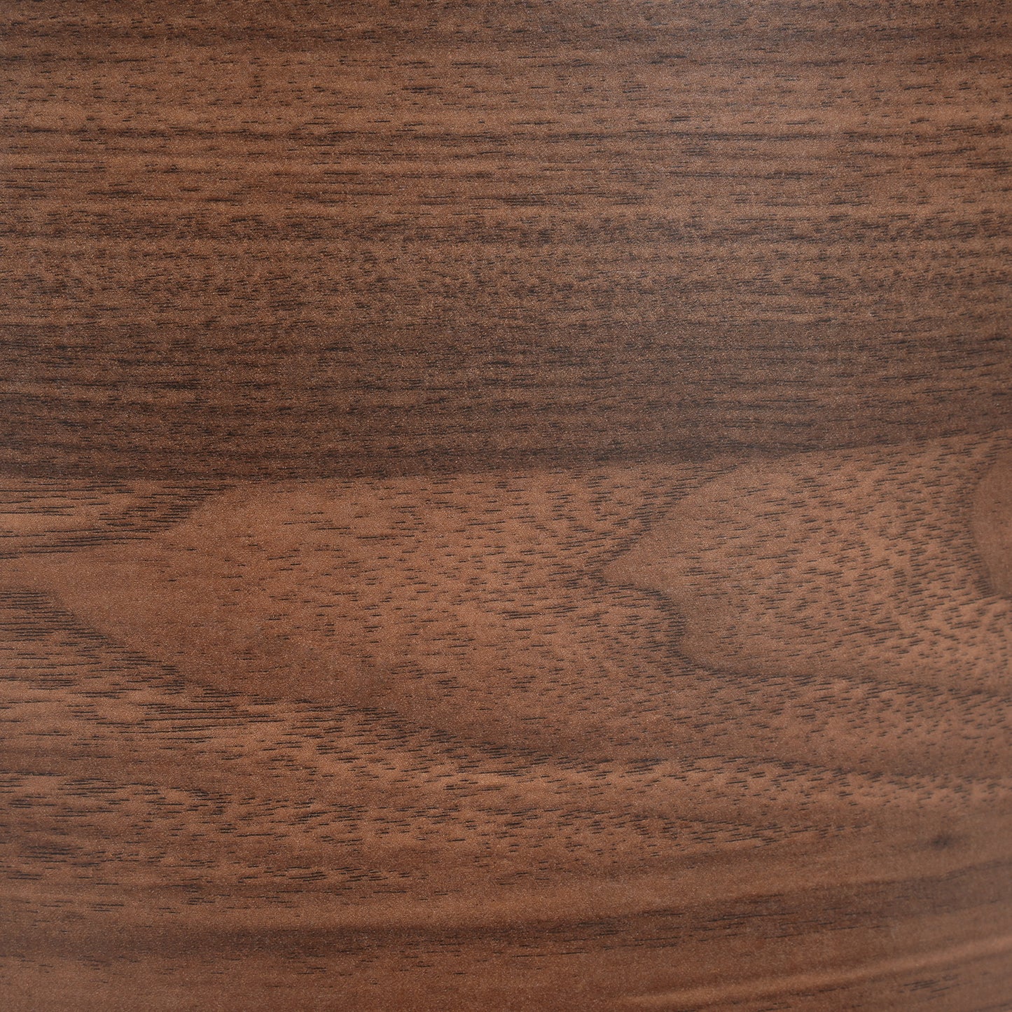 Oberan Italian Vintage Style MDF Double Storage Round Side Table, gray-brown