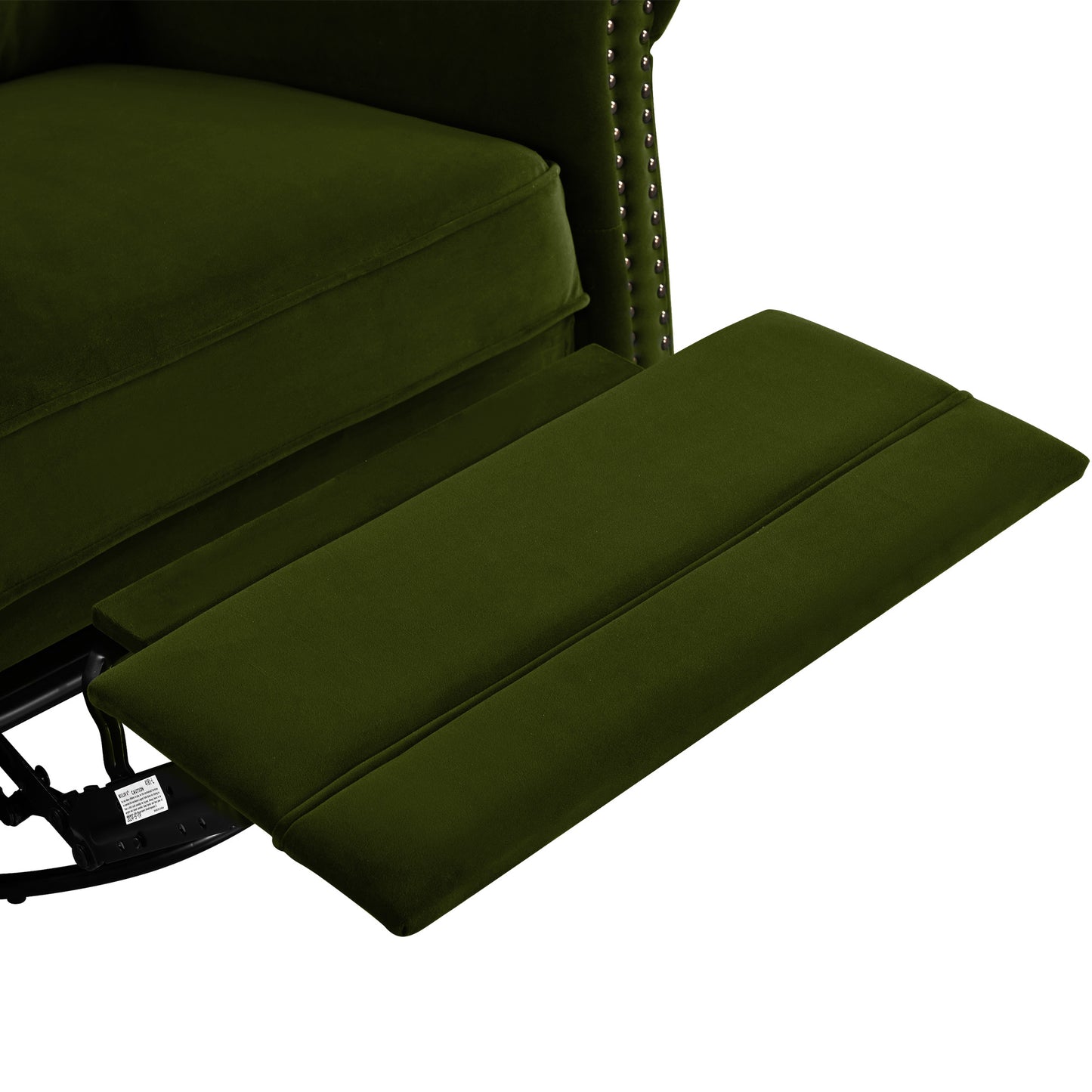 Nomae 360° Swivel Recliner Manual Rocking Recliner Home Theater Manual Recliner Chair