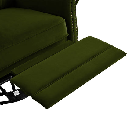 Nomae 360° Swivel Recliner Manual Rocking Recliner Home Theater Manual Recliner Chair