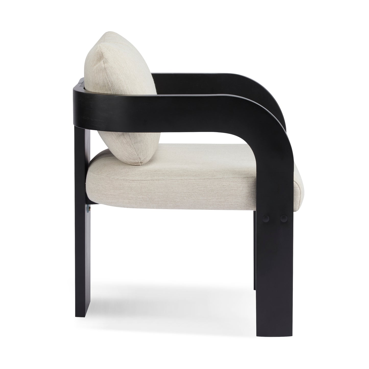 Nanali 2-Pack Dining Chairs with Pillow Back,Solid Wood Frame